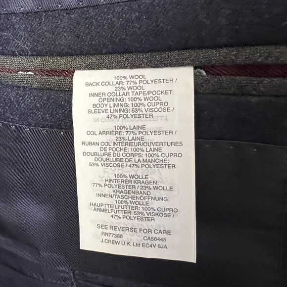 J. Crew Ludlow wool blazer sz 40R - Picture 3 of 4
